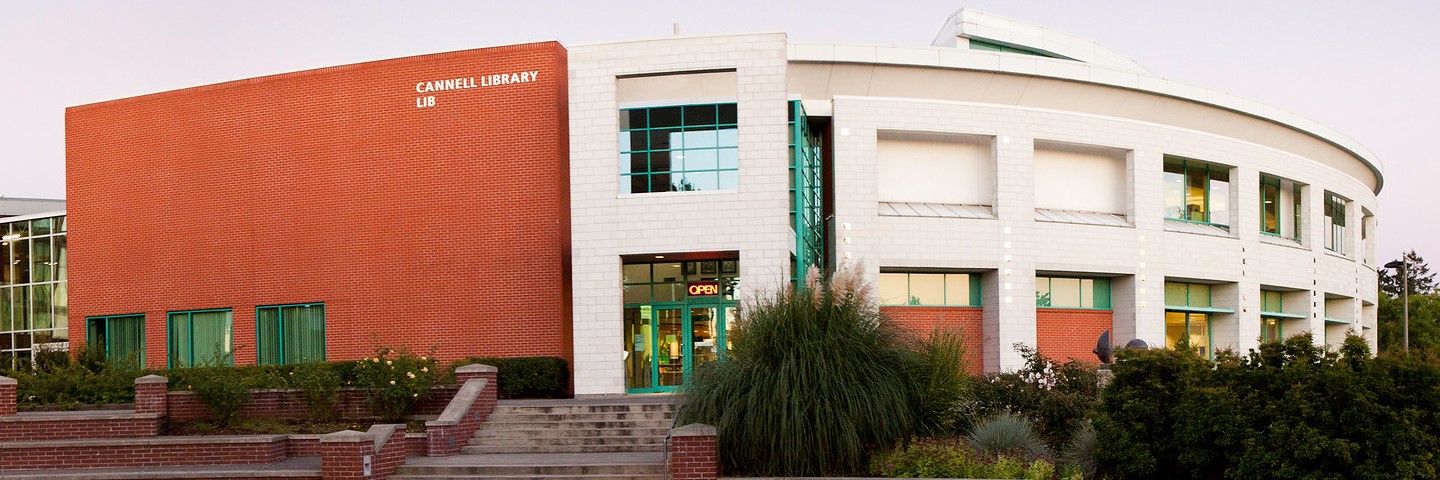 Clark college library outside building image
